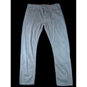 Mens Corduroy Pants Levis 512 Slim Taper Light Blue 38x32 NWT Irregular